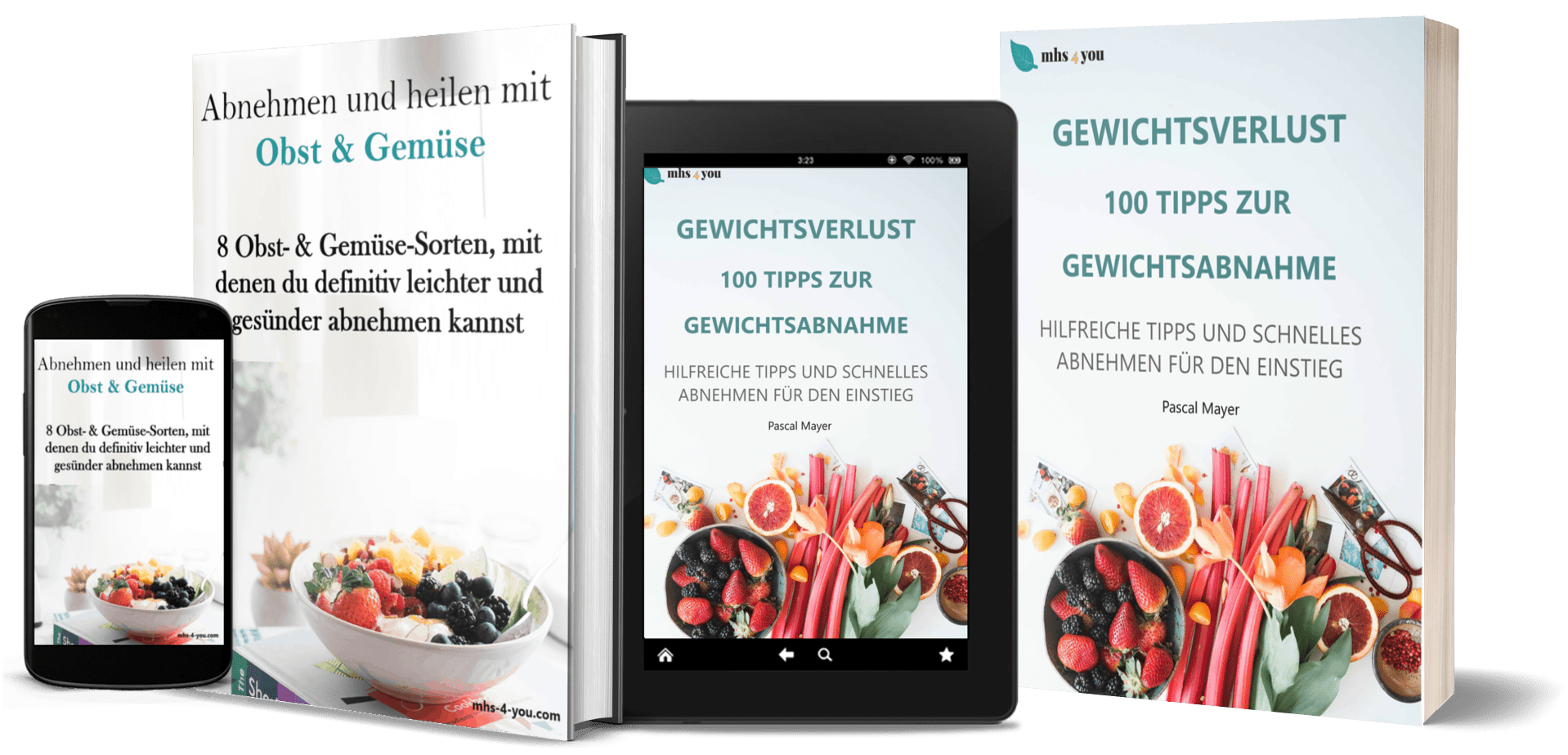 Abnehmen und Gewichtsabnahme - Ebooks - mhs 4 you - Pascal Mayer